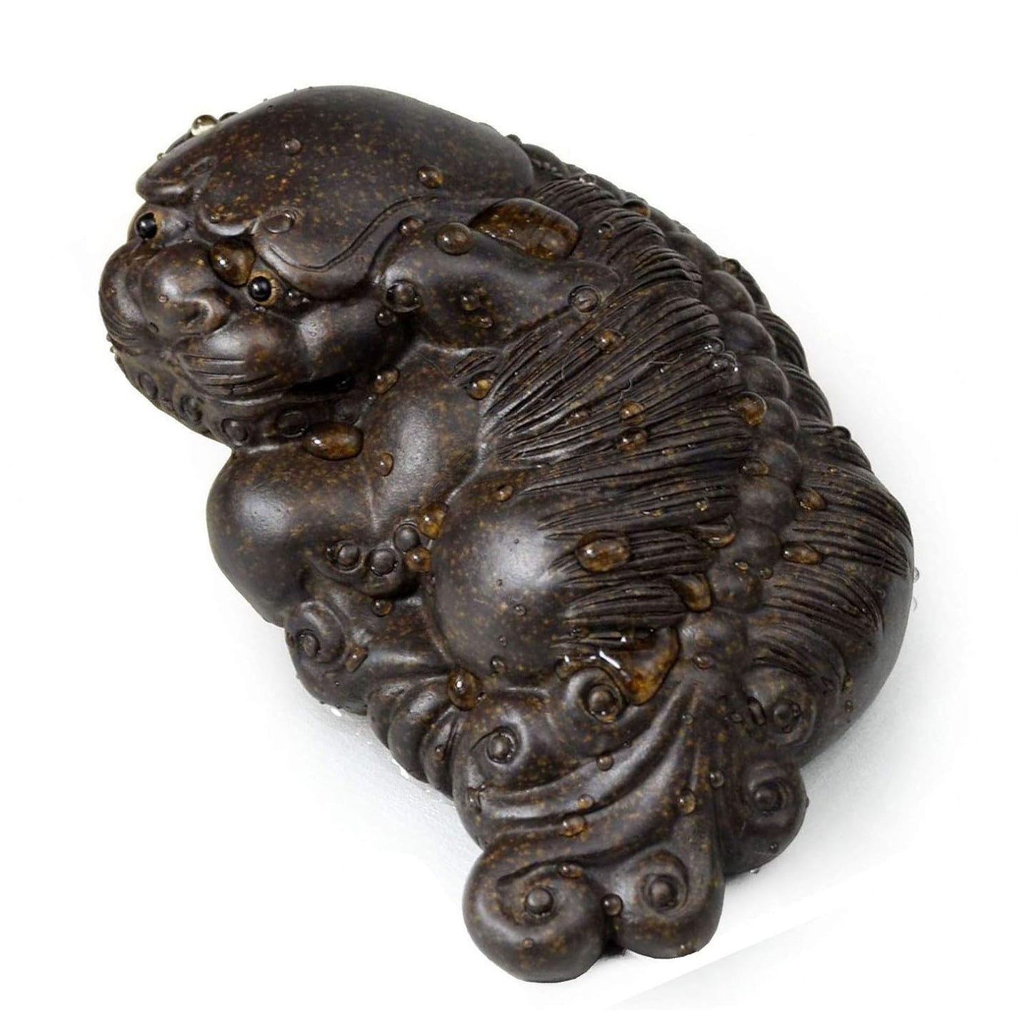 Chinese Dragon Turtle Tea Decoration Zisha Auspiciousness Lucky Well Fengshui Wealth (Pixiu Piyao)