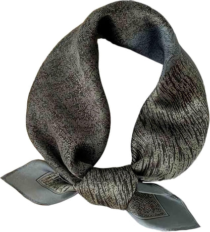 RAN Winter Warm Scarfs Spring and Autumn Lightweight Small Silk Scarf, Women's Silk Decorative Scarf Neckerchiefs, 20.9" x 20.9"