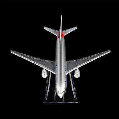 24-Hours The New American B777 Alloy Metal Model Aircraft Birthday Gift Plane Models chiristmas Gift 1:400