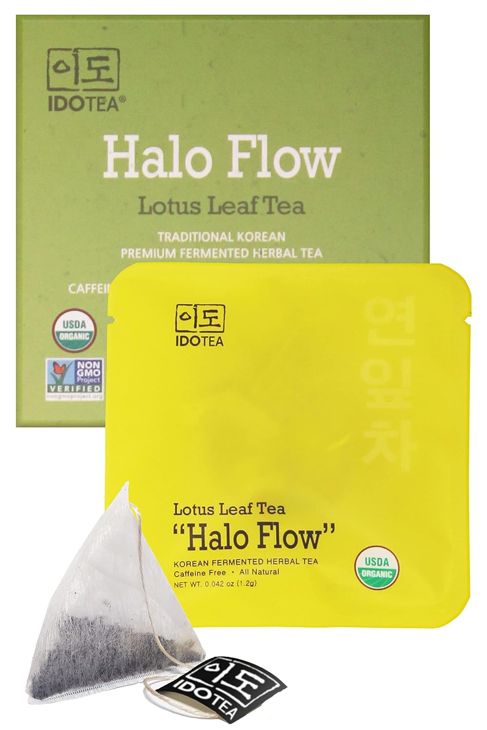 IDO Tea Breathe Heavens Breathing Tea | Organic Korean Fermented Herbal Tea | Breathe Easy Tea for Immune Support | Bedtime Tea | Detox Cleanse Tea Gift Sets (Pack of 1, 15 Tea bags)