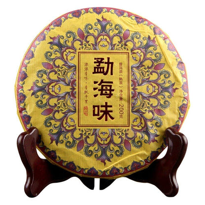 200g Ripe Puer Tea Menghai Scent of Time The Fragrance of Menghai Shu Puerh (200g*2 pcs)