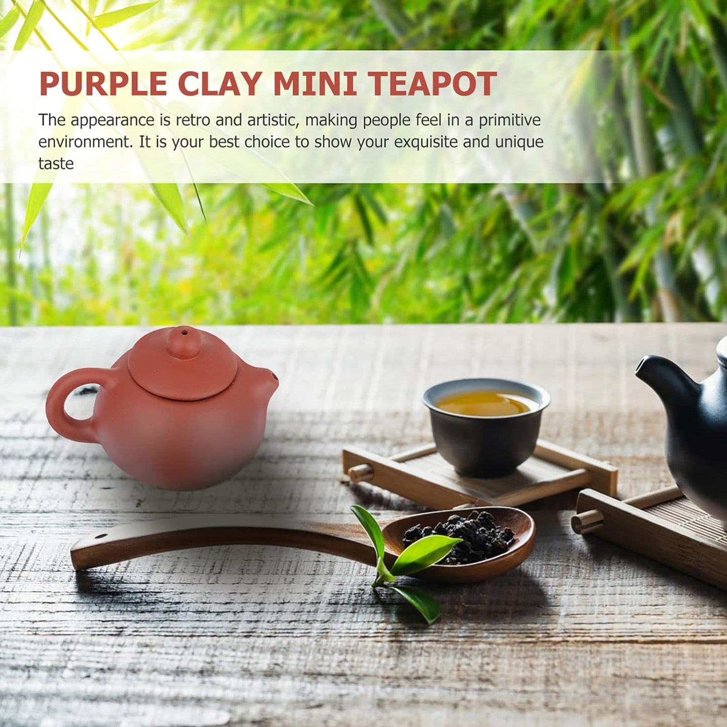 Alipis Ceramic Tea Pot Zisha Teapot Mini Chinese Clay Tea Pot Ceramic Teapot Infuse Brew Kung Fu Tea Maker Retro Water Jar for Loose Tea Vintage Teapot