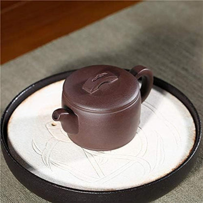 Handmade Zisha Teapot, Purple Clay Teapot Chinese Yixing Teapot Kung Fu Tea Set Busisses Gift