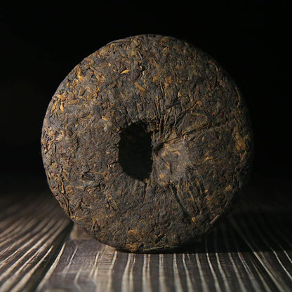 FullChea - 2011 Shu Puerh Tea - Menghai Pu Erh Tea Loose Leaf - Ripe Pu-erh Aged Black Tea - Reduces Stress - 5.11oz / 145g