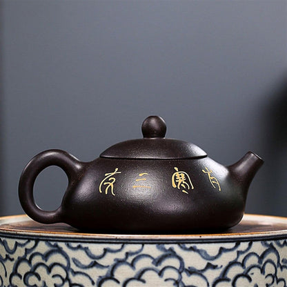 Teapot Yixing Purple Clay Teapot Famous Handmade Ball Hole Filtration Tea Pot Chinese Authentic Zisha Tea Set Kettle Tea Ceremony Tea Kettle