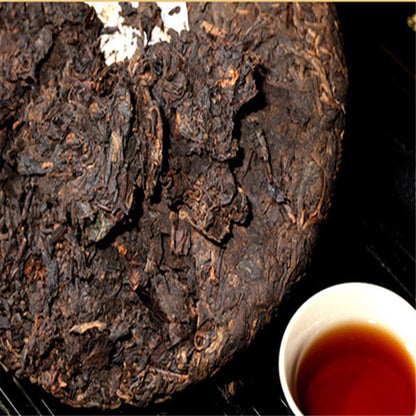 Puerh Tea Cake Ancient Pu-erh Tea 1980s Yunnan Dayi Ripe Puer Tea Black Tea 357g