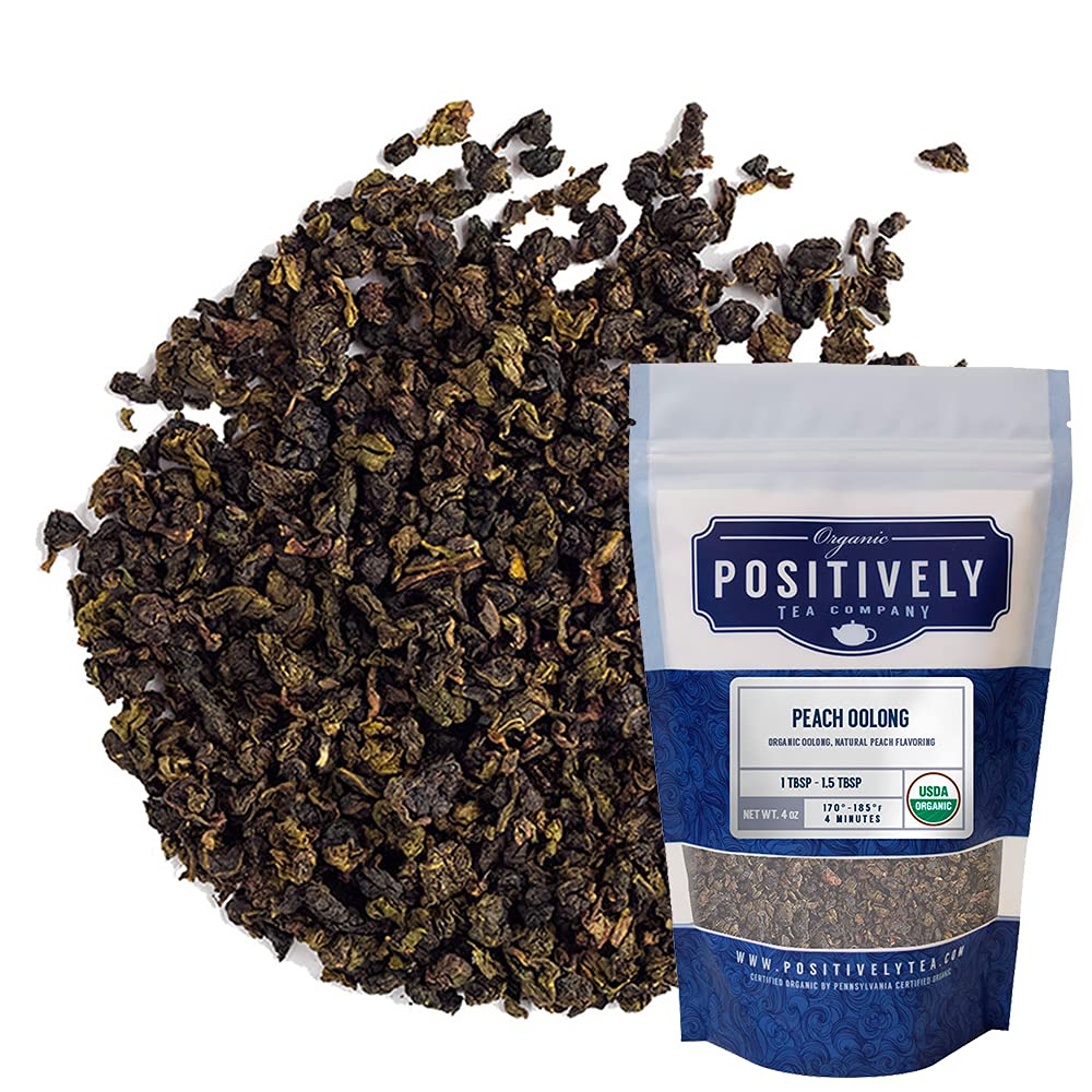 Organic Positively Tea Company, Qilan Wuyuan Oolong Tea, Loose Leaf, 16 Ounce