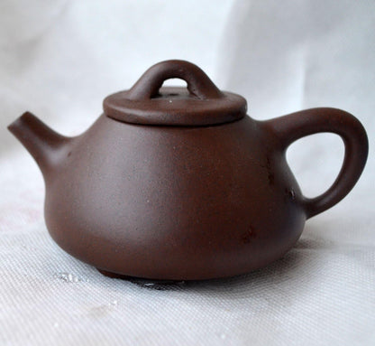 Teapot Chinese Yixing ShiPiao Style Zisha Tea Pots Zini for Loose Tea (4oz)