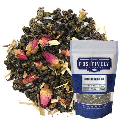Organic Positively Tea Company, Qilan Wuyuan Oolong Tea, Loose Leaf, 16 Ounce