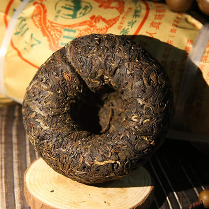 FullChea - 2010 Tulin Raw Puerh Tuocha - Pu Erh Tea Loose Leaf - Sheng Puerh From Yunnan - Aid Digestion (10.58oz/ 300g)