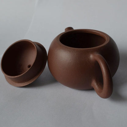 Teapot 4oz Chinese Zisha Tea Little Xishi Pots Natural Zini Mud for Loose Tea