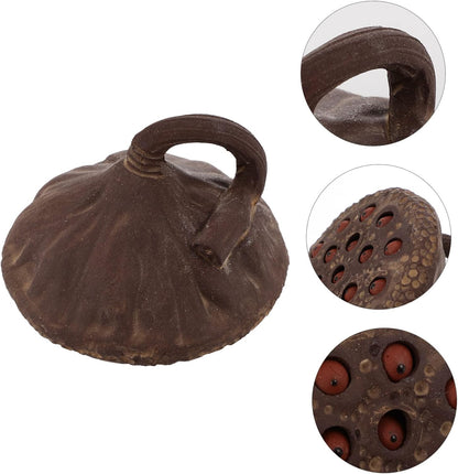 Gadpiparty Lotus Tea Pet Zisha Tea Pets Tea Accessories Chinese Tea Pet Work Desk Decor Table Adornment Dining Table Decor Desktop Decoration Office Can Be Raised Lotus Tea Purple Clay