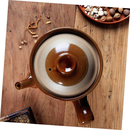 SWOOMEY Ceramic Soup Pot Chinese Medicine Cooker Japanese Donabe Stockpot Casserole Chinese Hot Pot Oven Pot Earthenware Pot Cookware Shabu Shabu Clay Chinese Medicine