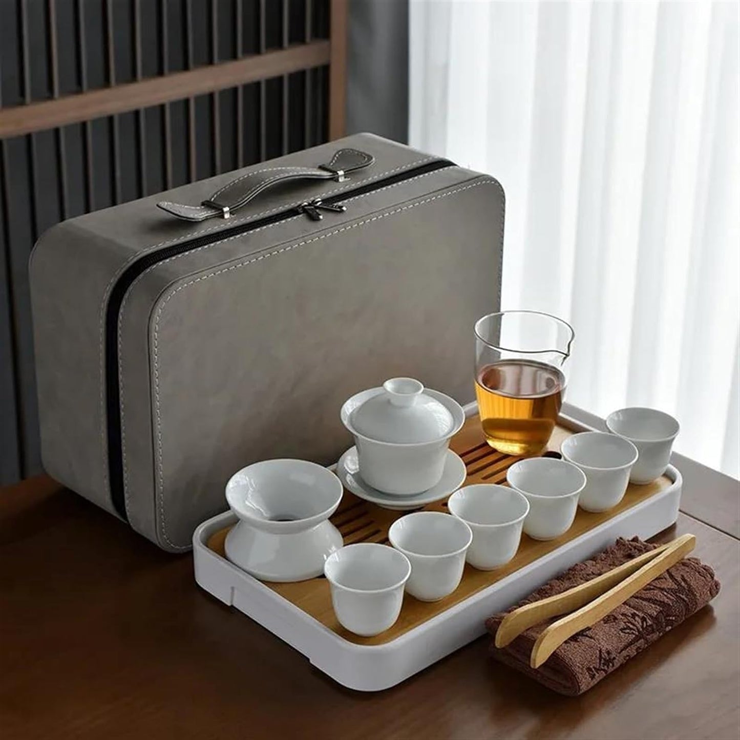 Afternoon Tea Set Gift Tea Set Ceramic Bowl Set Teaware White Porcelain Tea Set Travel Tea Set Opening Gift Kung Fu Tea Set Chinese Tea Set For Adults