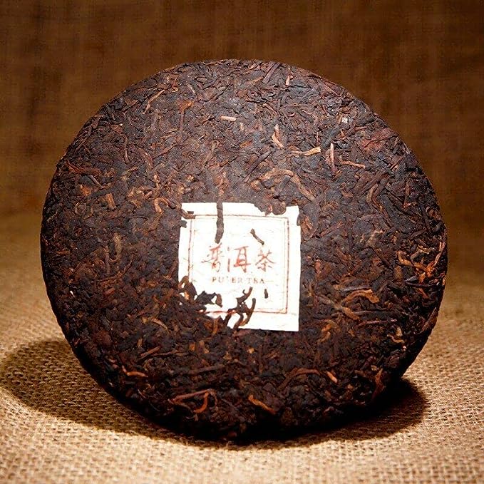 Ripe Puer Black Tea Ji Shun Hao Ma Bang Tribute Tea Cooked Puerh Tea Cake 357g