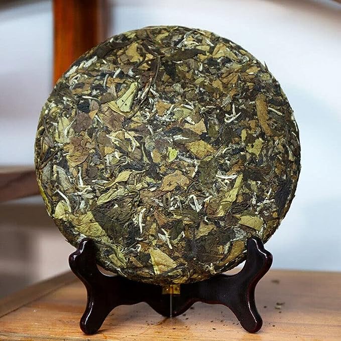 White Tea Cake High Mountain Bai Cha Tea Fuding Shou Mei White Tea Organic 350g