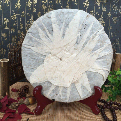 2002 Yunnan CNNP Yellow Label Puer Tea Cake Old Aged Pu'er Ripe Pu Erh 357g Qi Zi Cake Pu-erh Shou Tea