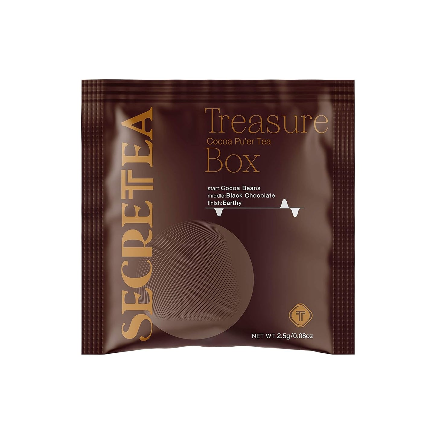 Organic Cocoa Pu-erh Loose Tea I POWERFUL Detox Immune I Heart & Digestion Support, 15 Sachet Tea Bags (Pack of 3) |By T SECRETEA, Treasure Box