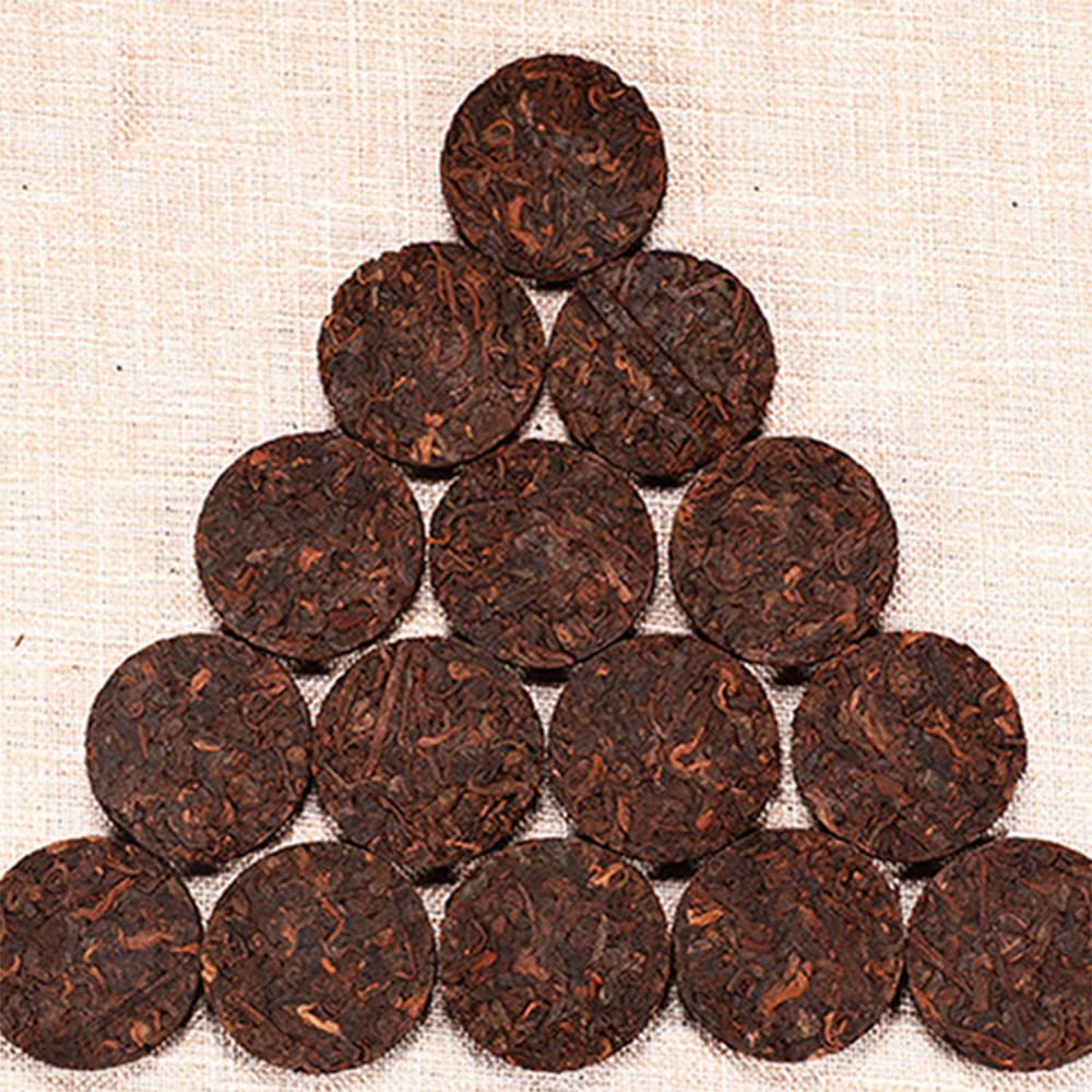 Jarteela - Chinese Ripe Puerh Tea (Cook Puerh) - Sweet & Mellow Flavor - 100g/3.53oz - Good For Regulating Balance of Body