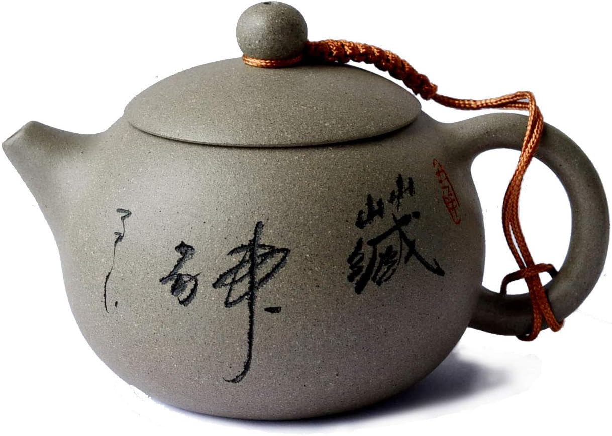 Teapot 7.5oz Chinese Yixing Clay Genuine Handmade Xishi Pots Zisha Bottle-gourd Wine-jar (Xishi changshen)