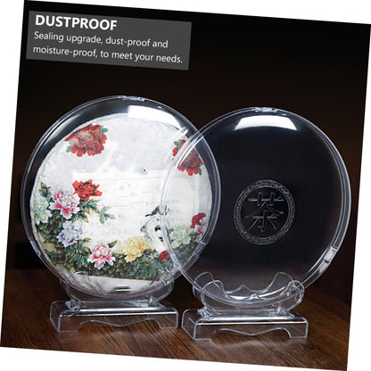 DECHOUS 3pcs Box Tea Cake Stand Cup Plastic Tea Cake Box