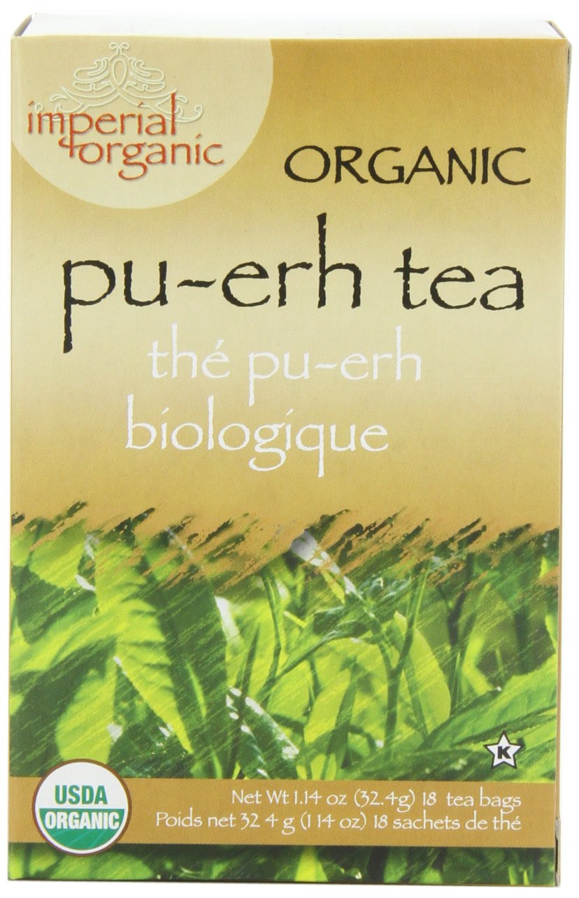 Uncle Lee’s Organic Pu-Erh Tea, 100% Natural Chinese Tea, Fresh & Full Earthy Flavor, Enjoy as Hot Tea or Iced Tea Beverages, Coffee Alternative, 4 Pack - 18 Tea Bags per Box