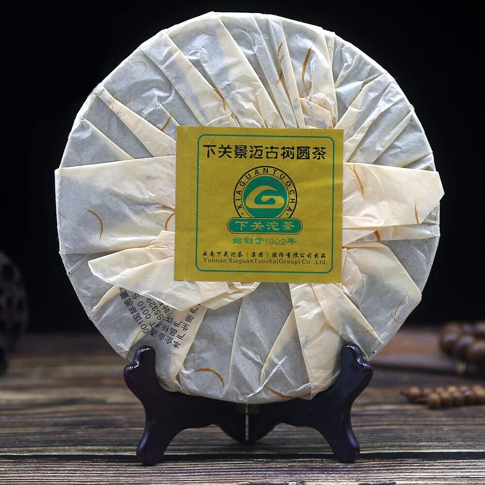 FullChea - 2012 Xiaguan Raw Pu-erh - Pu Erh Tea Loose Leaf - Ancient Tea Tree Sheng Puer from Jingmai - Health Tea - 14.11oz / 400g