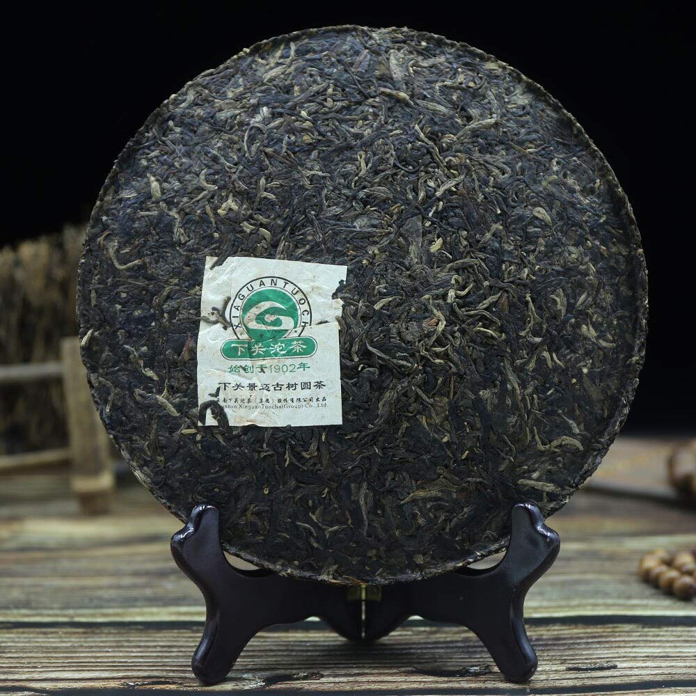 FullChea - 2012 Xiaguan Raw Pu-erh - Pu Erh Tea Loose Leaf - Ancient Tea Tree Sheng Puer from Jingmai - Health Tea - 14.11oz / 400g