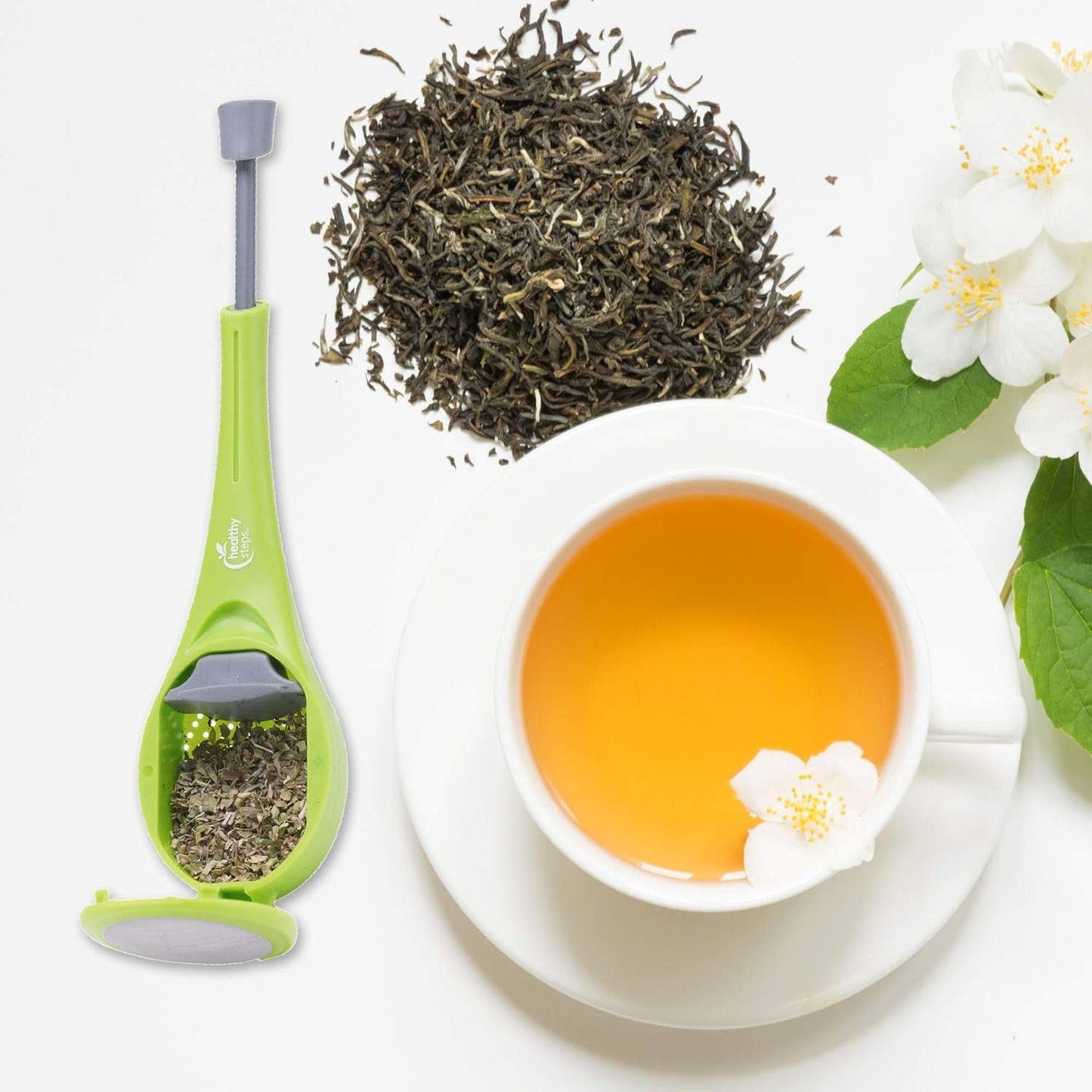 Jokari Restaurant Quality Stainless Steel Loose Leaf Tea Infuser 3 Pack. Customize Strength and Taste Of Tea At Home For Yourself or Guests To Make A Perfect Cup With No Tea Bags, Debris or Leaves