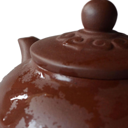 Teapot 5.5oz Yellow Clay Zisha 150ml Chinese YiXing Tea Pots Zini Shipiao Style Luck Cloud LId