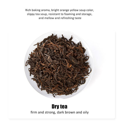 Acogedor Loose Leaf Pu erh Tea, 357g/12.6oz Yunnan Ancient Tree Puerh Tea Leaves Chinese Traditional Tea, 34 Independent Tea Sachet, with Gift Box