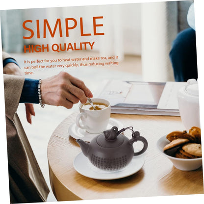 PRETYZOOM 1pc Teapot Tea Maker Kettles Loose Leaf Tea Pot Shipiao Pottery Kettle Retro Tea Pot Zisha Clay Tea Pot Home Tea Pot Vintage Tea Pot Espresso Pot Ceramics Coffee Old Fashioned