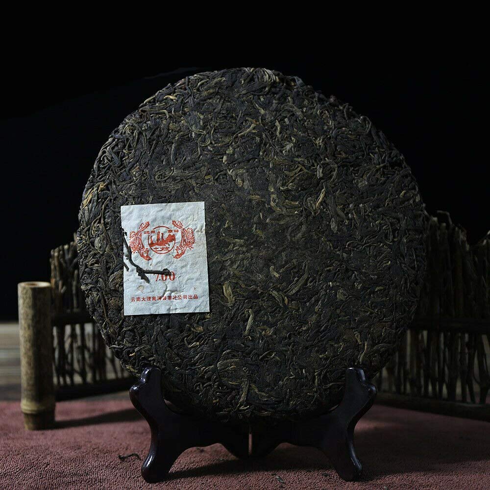 FullChea - 2007 Tulin 700 Raw Pu-erh - Menghai Pu Erh Tea Loose Leaf - Sheng Puerh From Yunnan - Healthy Tea - 13.4oz / 380g