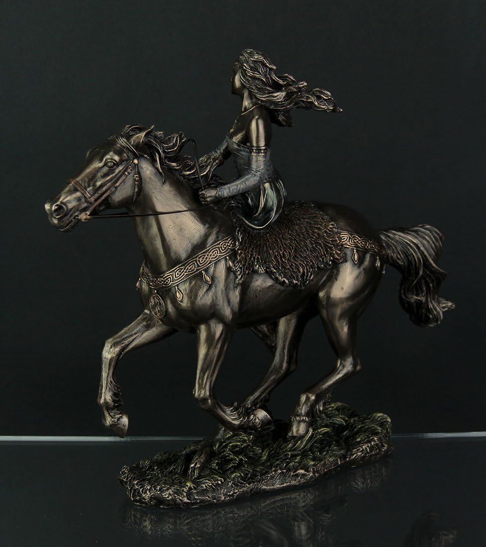 Veronese Design Rhiannon - Celtic Goddess on Horse Statue