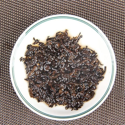Menghai Chen Xiang Ripe Puer Tea Long Yuan Hao Mellow Old Puer Tea 380g