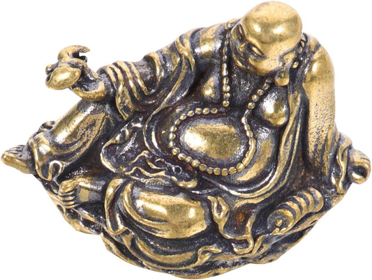 HOMSFOU Buddha Statue Trinkets Goddess of Mercy Statue Buddha Home Decoration Wealth Statue Decoration for Home Feng Shui Decor Tabletop Decor Desktop Decoration Brass Car Guan Yu