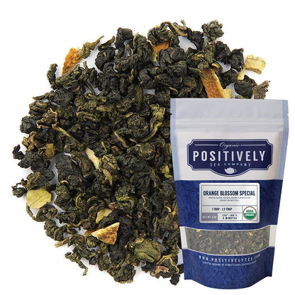 Organic Positively Tea Company, Qilan Wuyuan Oolong Tea, Loose Leaf, 16 Ounce