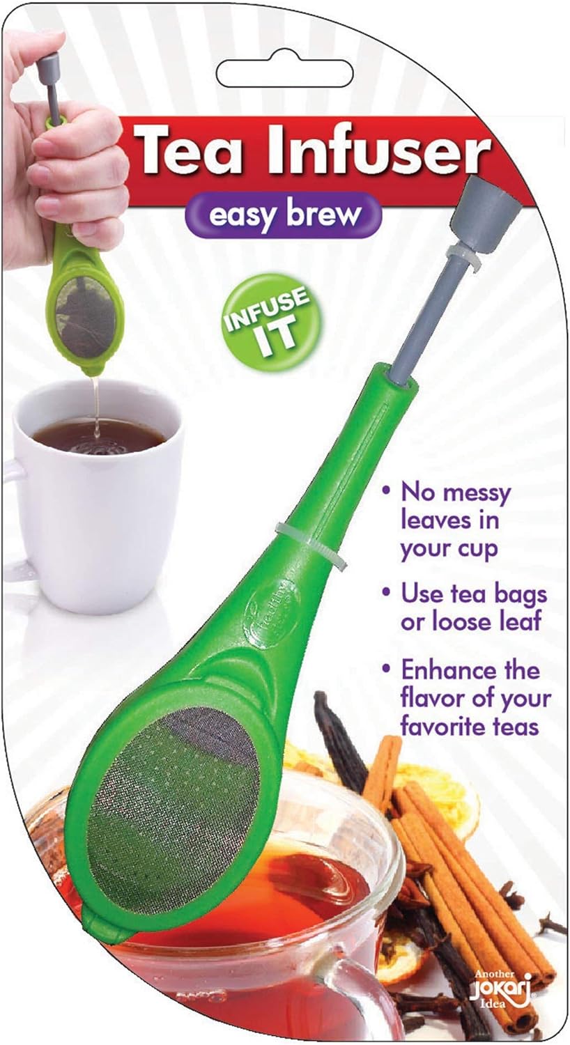Jokari Restaurant Quality Stainless Steel Loose Leaf Tea Infuser 3 Pack. Customize Strength and Taste Of Tea At Home For Yourself or Guests To Make A Perfect Cup With No Tea Bags, Debris or Leaves