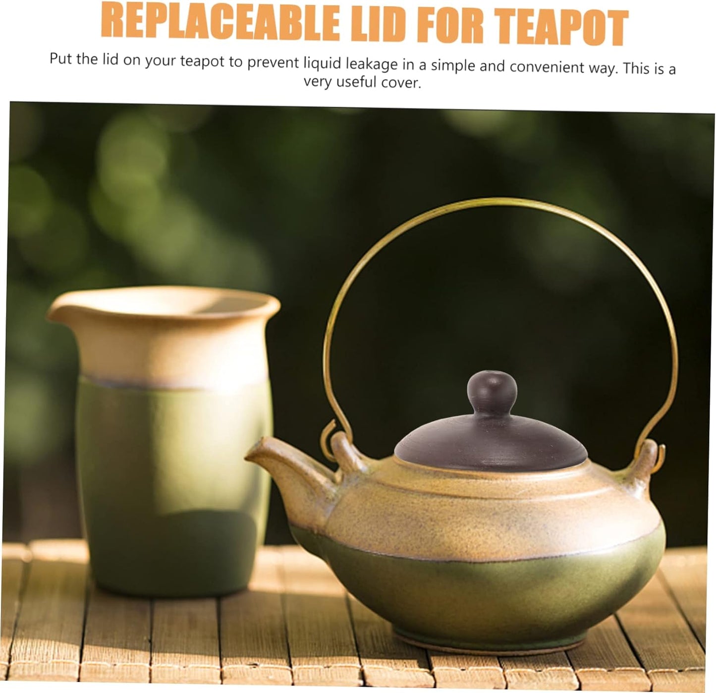 Happyyami Purple Clay Teapot Lid Teapot Infuser Replacement Tea Pot Cover Water Kettle Cover Tea Mug Lid Tea Cup Lid Kungfu Kettle Universal Teapot Lid Zisha Clay Pot Teapot Supplies Vintage