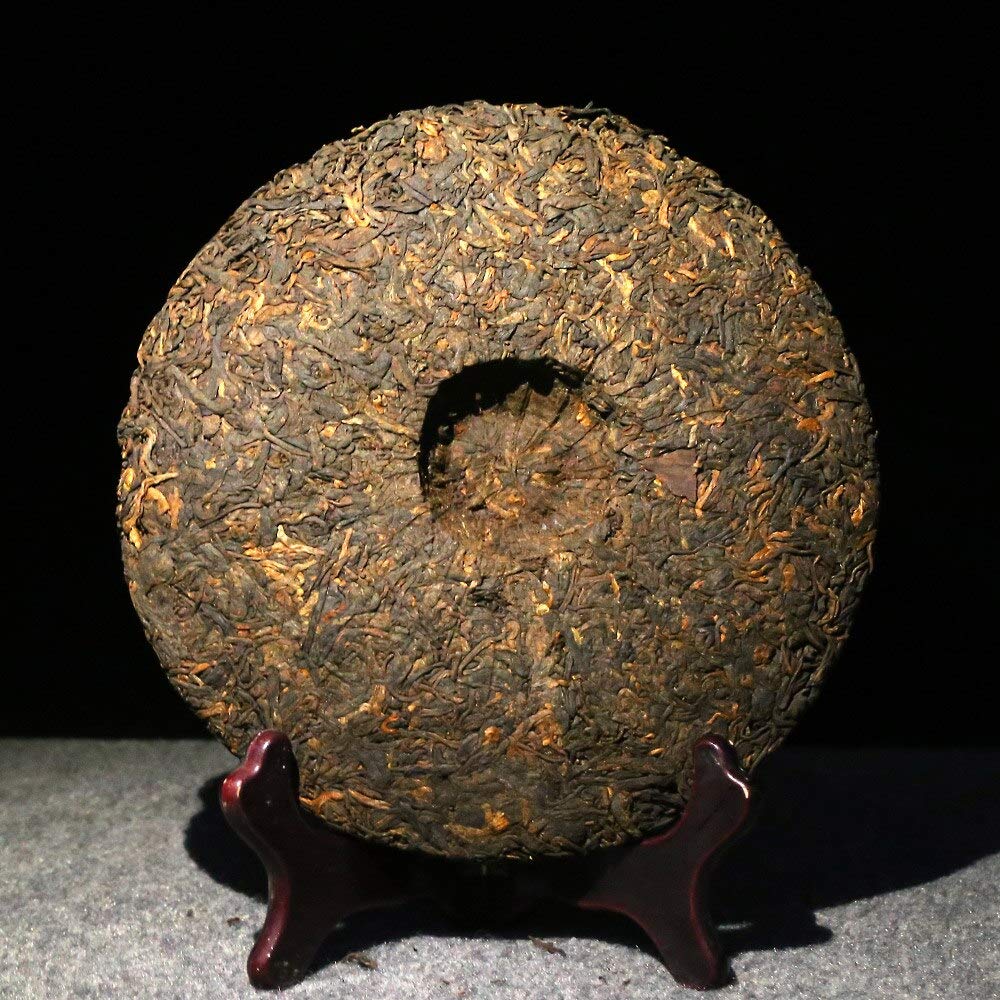 FullChea - 2017 Shu Puerh Tea - Menghai Pu Erh Tea Loose Leaf - Ripe Pu-erh Tea - Helps Digestion - 12.59oz / 357g