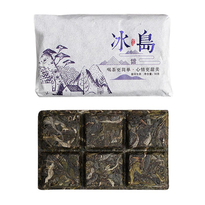 TEARELAE - Puerh Raw Tea Brick - 1.76oz/50g - Bingdao Ancient Tree Puer Tea