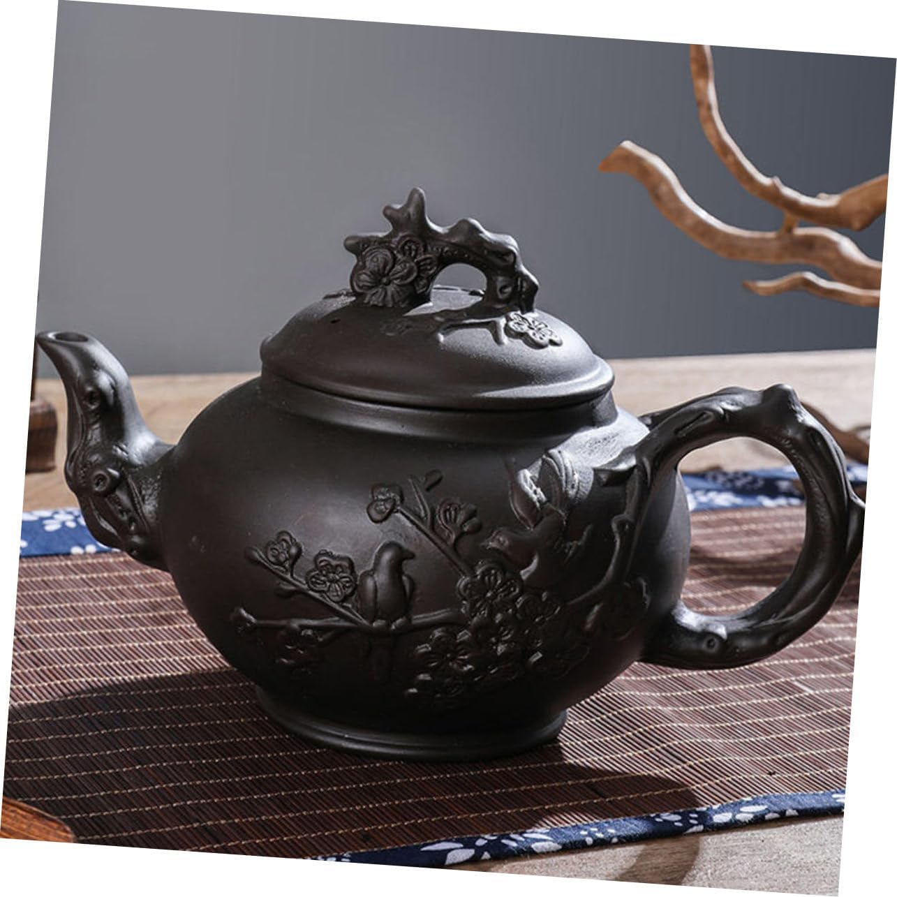 KJHBV Purple Clay Teapot Japanese Tea Pot Chinese Teapot Stoneware Clay Stove Tea Kettle Chinese Tradition Purple Clay Teapot Tea Dispenser Tea Accessory Teapot Large Set