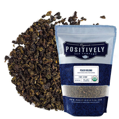 Organic Positively Tea Company, Qilan Wuyuan Oolong Tea, Loose Leaf, 16 Ounce