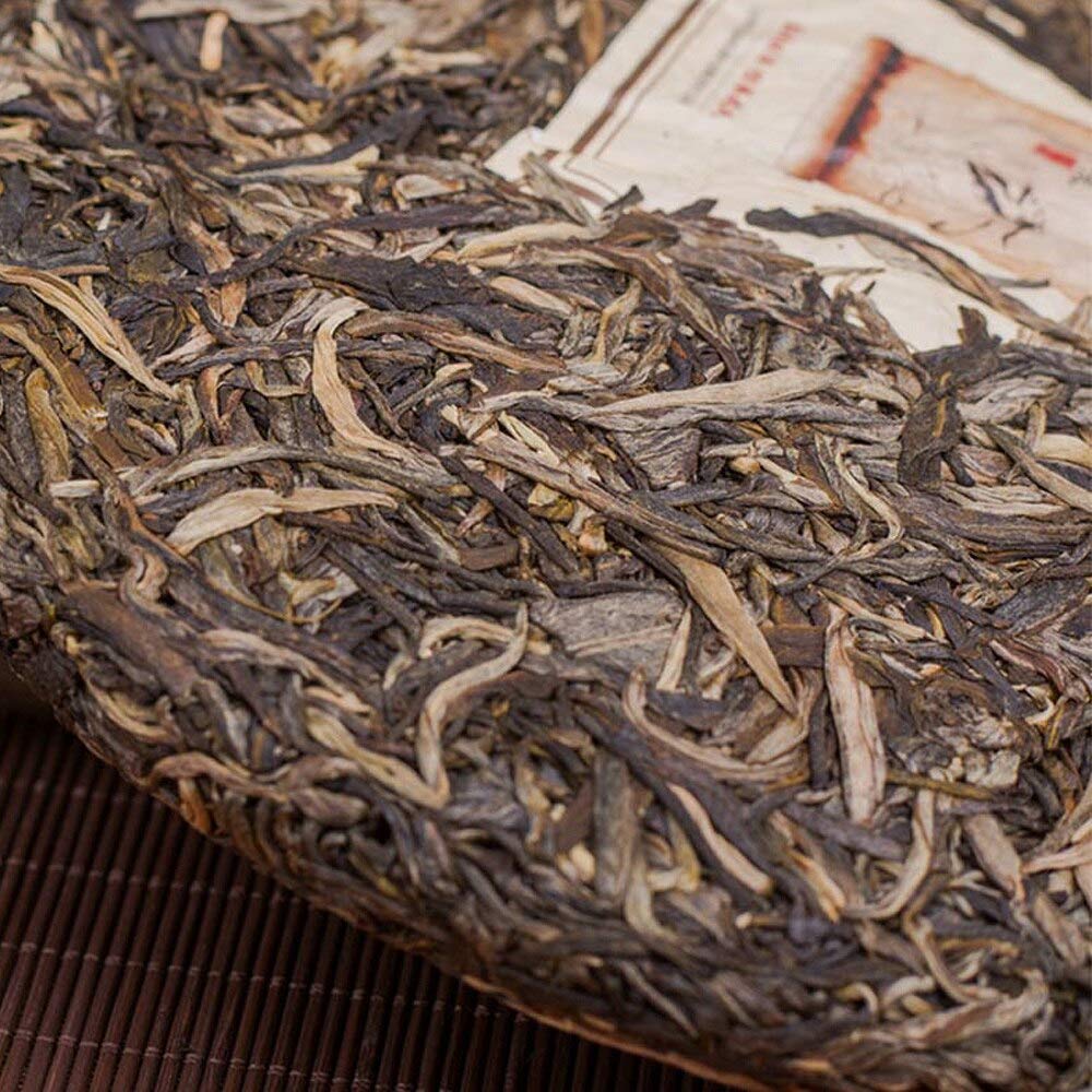 FullChea - 2016 Mengku Rongshi Ben Wei Raw Pu-erh Tea - Pu Erh Tea Loose Leaf - Sheng Puerh From Yunnan - Detox Tea - 17.6oz/ 500g