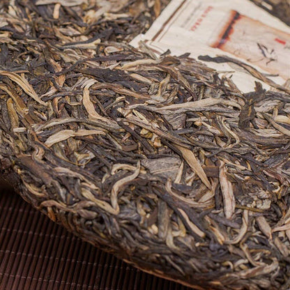 FullChea - 2016 Mengku Rongshi Ben Wei Raw Pu-erh Tea - Pu Erh Tea Loose Leaf - Sheng Puerh From Yunnan - Detox Tea - 17.6oz/ 500g
