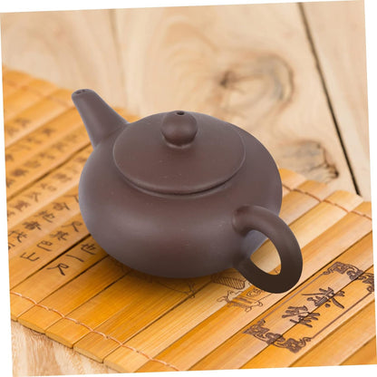Abaodam 1pc Teapot Zisha Clay Pot Tea Pitchers Chinese Tea Pot Gongfu Tea Kettle Tea Pets Porcelain Tea Kettle Mini Tea Pot Home Decor Desktop Adornment Small Doll House Office Ceramics