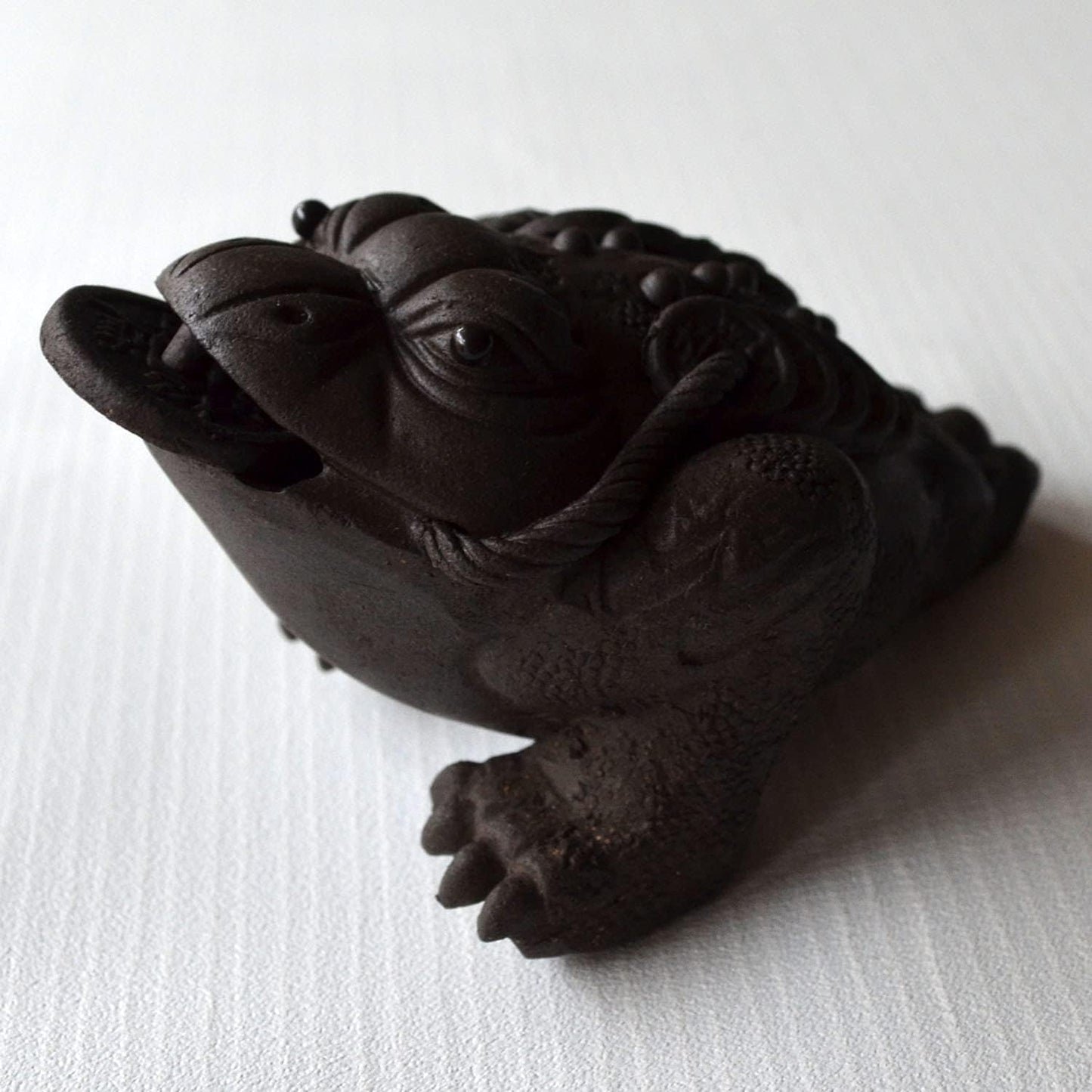 Tea Ornaments Zisha ClayToad for KungFu Tea Tray Decoration Prosperity Good Luck