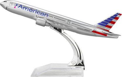 24-Hours The New American B777 Alloy Metal Model Aircraft Birthday Gift Plane Models chiristmas Gift 1:400