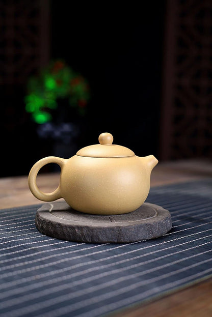 Teapot 6.8oz/200ml Chinese Clay Zisha Tea Xishi Pots Natural Gongfu Tea