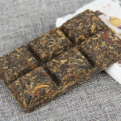 Dian hong Tea Yunnan Muzhi Dianhong Red Rhyme Small Brick 50g/Pc Mini Black Tea (50g*3)